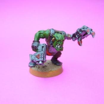 Ork with Bionic Arm by Spiderzoid