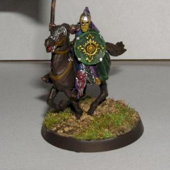 Rohan Royal Guard Banner Bearer by wolfclaw miniatures