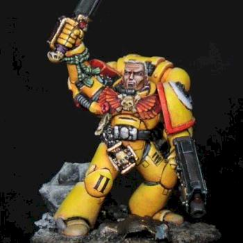 Capitaine of the Imperial Fists by Philippe
