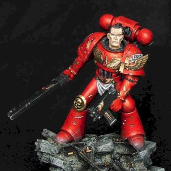 Capitaine Leonatos of the Blood Angels by Philippe