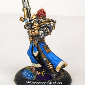 Warmachine Cygnar Warcaster by sorcererstudios