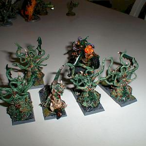 Plague Riders (Daemonic Cavalry) by wraith of mortarion