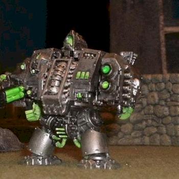 Necron Dreadnaught by eediot