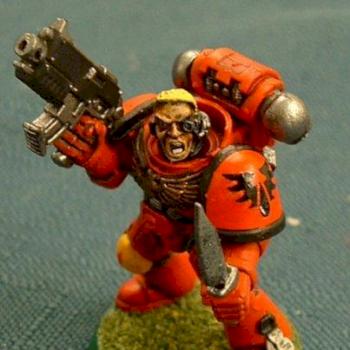 Blood Angels Tactical Marine by psiekier