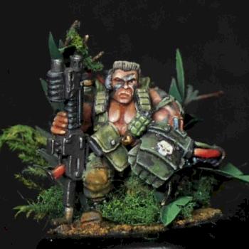 Catachan officer by Philippe