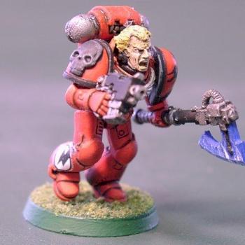 Blood Angel Honour Guard by psiekier