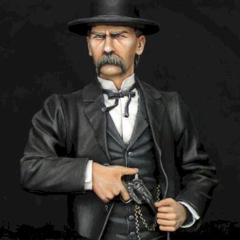 Wyatt Earp bust by Philippe