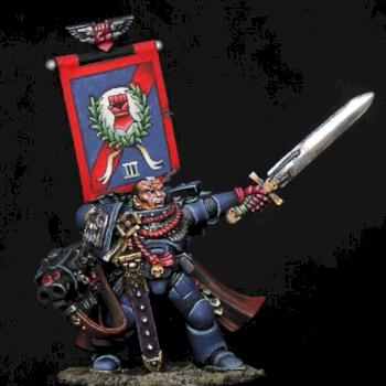 Capitaine Cortez from the Crimson Fists chapter by Philippe