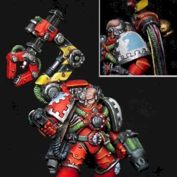Techmarine of the White Consuls chapter by Philippe