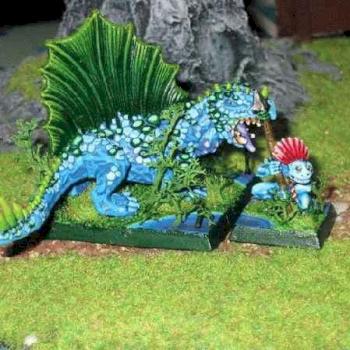 Salamander with Lizardmen by EmporerMa