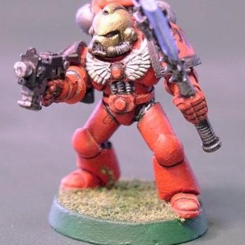Blood Angels Honour Guard by psiekier