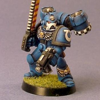 Veteran marine by Rene le Bon