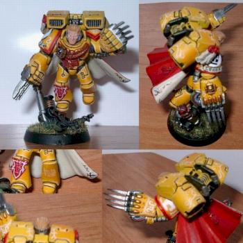 Imperial Fists Commander by Nemeron