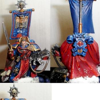 Crimson Fist Captain by TofuBomb
