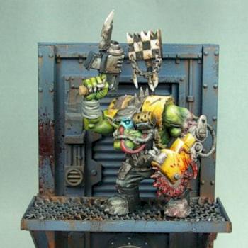 Ork Nob by ajminis