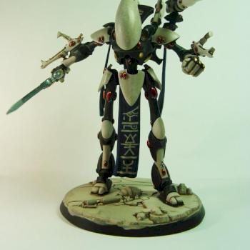 Eldar Ulthwe Wraithlord by cyphercodicer1983