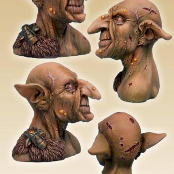 Goblin bust Scibor Monstrous Miniatures by Scibor