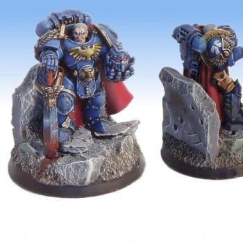 ultramarines captain by miniatureheaven