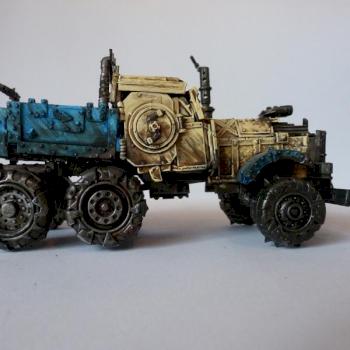 Space Ork trukk variant 2 by jeremy stout