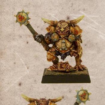 CHAMPION OF NURGLE WITH MACE by loris