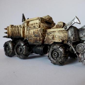 Space Ork trukk variant 3 by jeremy stout