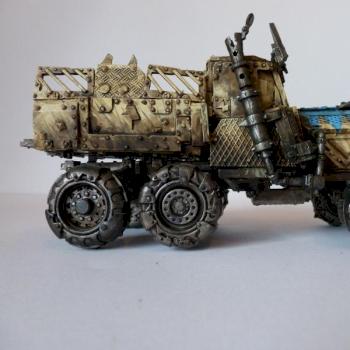 Space Ork trukk variant 4 by jeremy stout