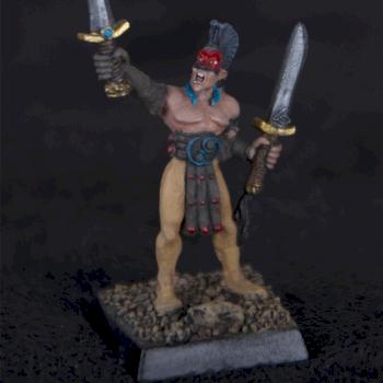 Native American Warhammer Wood Elf Wardancer by kaiserdean