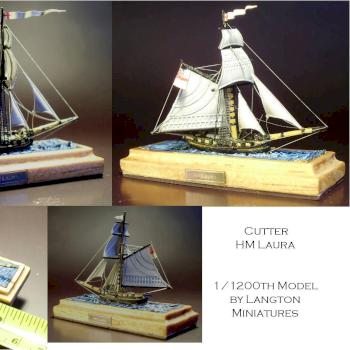 1/1200th Cutter HM Laura by Comte de Foix