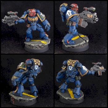Ultramarine sergeant by asprok