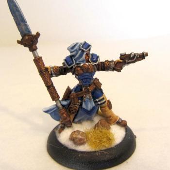 Warmachine - Cygnar - Captain Victoria Haley by Silje