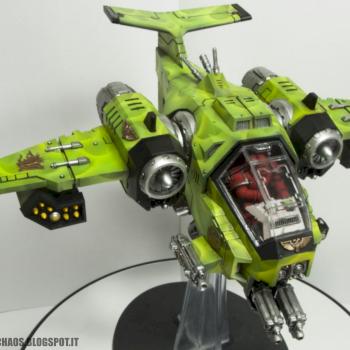 Space Marine Salamanders Stormtalon (conversion) by Apaintingchaos