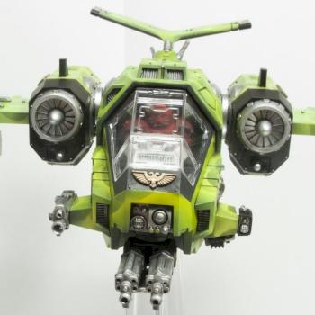 Space Marine Salamanders Stormtalon (conversion) by Apaintingchaos