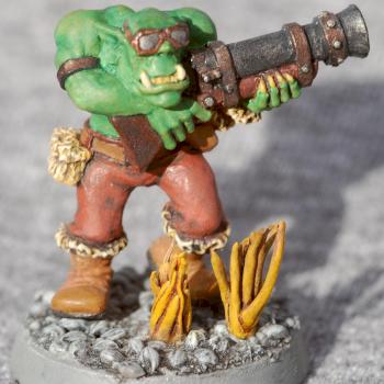 Ork with Blunderbus by tahrqa