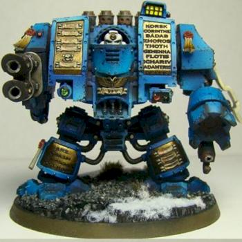 ultramarines venerable dreadnought by Kerinor