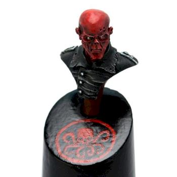Red Skull Bust by Makhno