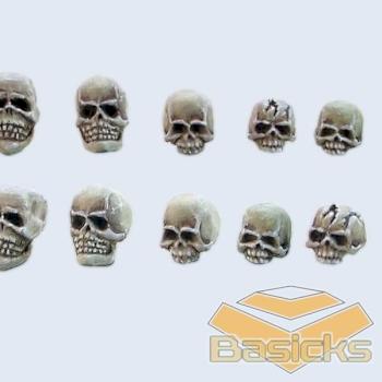 Skeleton heads by Umpa