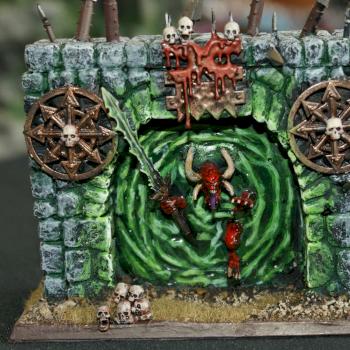 Portal of Khorne by manickze