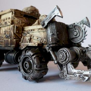 Space Ork trukk variant 3 by jeremy stout