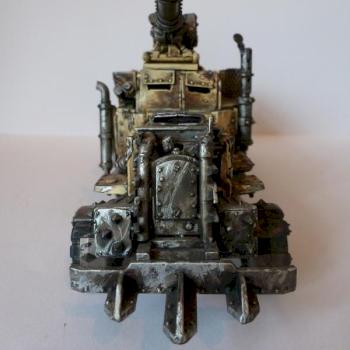 Space Ork Trukk/Battlewagon variant by jeremy stout