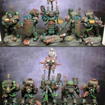 Death Guard Chaos Space Marines Squad by Prometheus