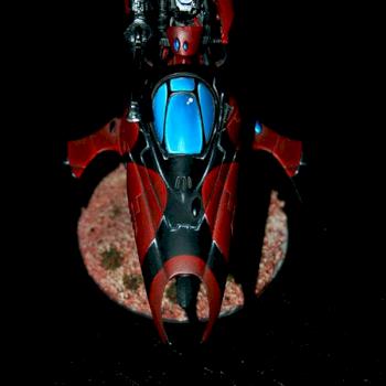 Saim-Hann Eldar Vyper by zwartegoblin