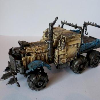 Space Ork trukk variant 2 by jeremy stout