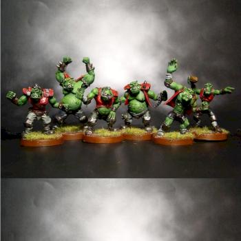 Blood Bowl Ork Team by Dukhe