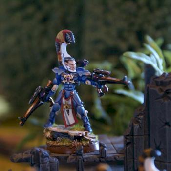 Eldar Dire Avenger Exarch unhelmed by Freddy the Teddy