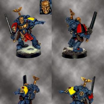 Sergeant Black Reach Starter (Space Wolves colours) by Brooklyn