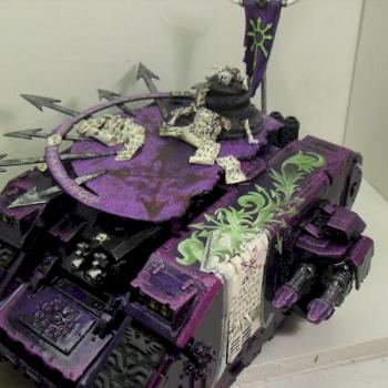 Chaos Warhammer 40K Land Raider Tank by liketoshop247