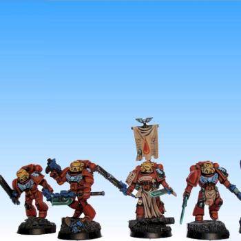 Blood Angels Assault Squad by mutogeno
