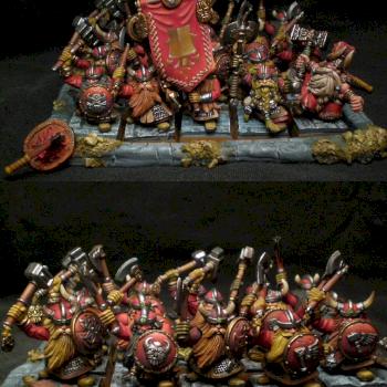 Guerreros de clan enanos-Dwarf warriors. by seyerlerver