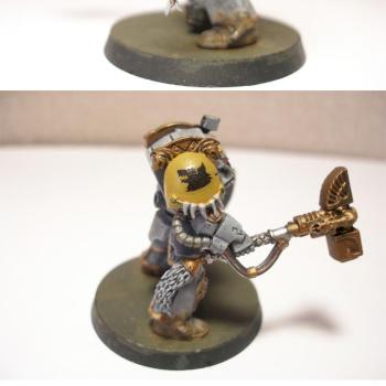 Space Wolf Terminator (almost done) by eDalamar
