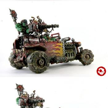 Space Ork Buggy Scratch Built - Evil Sunz by kreativerlemming